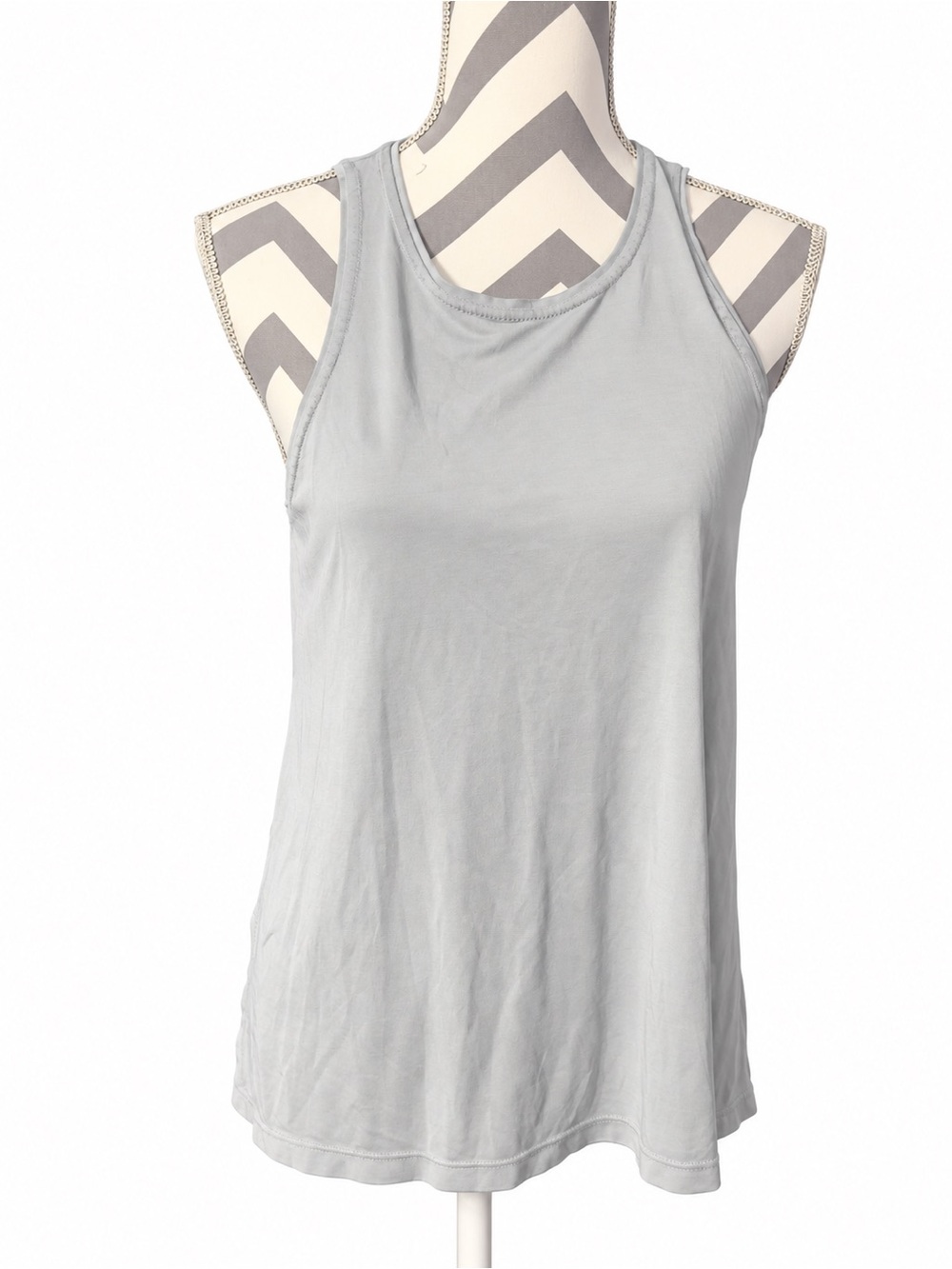 Lush Light Gray Racerback Tank Top Size S/M retail $35.00